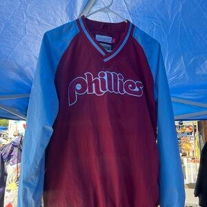 Phillies Red and Blue Pullover